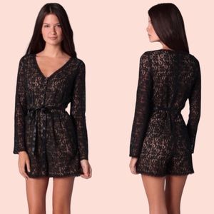 Marc Jacobs Romper Shorts Lace Jumpsuit